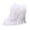 White, variant on Lovzfmll Women's Faux fur Snow Boots, Furry Fluffy Ankle Boots, Round Toe Thick Sole Short Boots, Warm Fall Winter Booties, 6, Hot Pink