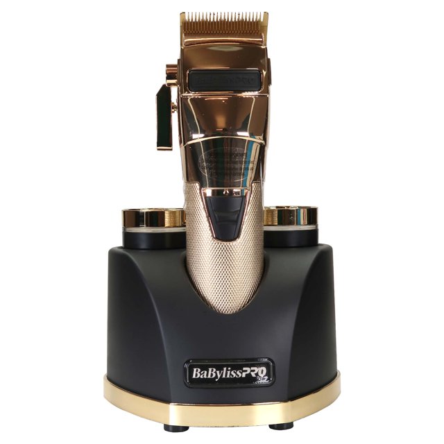 BaBylissPRO Édition Limitée Snap FX Tondeuse Sans Fil avec Double Batterie Lithium Snap In/Out + Base #FX890GI