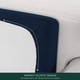 thumbnail image 4 of CHUN YI 1 Piece Cushion Cover Spandex Stretch Textured Grid Box Cushion Seat Slipcover, 4 of 6