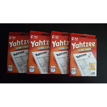 Feuilles de scores pour le jeu Yahtzee