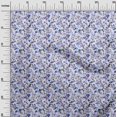 thumbnail image 3 of oneOone Polyester Spandex Blue Fabric Water Color Sewing Material Print Fabric By The Yard 56 Inch Wide, 3 of 4