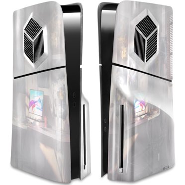 Plaques de Couverture pour Console Compatibles avec PS5 Slim Édition Disque, Accessoires Personnalisés PS5 Slim Peau/plaque Frontale/coquilles/panneaux de Protection Antipoussière avec Évents de Refroidissement