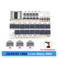 thumbnail image 2 of 3S 4S 5S BMS 12V 16.8V 21V 100A BMS Lithium Battery Protection Board With Balance Module For 10.8V 14.4V 18V Screwdriver Battery ,Long Lasting, 2 of 7