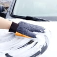 thumbnail image 4 of Car Washing Foam Gloves Removal Gloves Are Not Easy To Damage The Paint Waxing Car Rag Gloves, 4 of 6