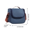 thumbnail image 3 of Cooler Lunch Bag Mens Lunch Bags, Lunch Kits for Women Lunch Bags, Girls Lunch Bag Teacher Lunch Bag, Lunch Bag for Kid Cooler Tote Bag, Navy, 3 of 5