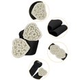 thumbnail image 2 of INSPIRE CHIC Heart Shape Design Faux Pearl Rhinestone Decor Waist Belts for Women One Size Black, 2 of 4