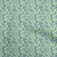 thumbnail image 1 of oneOone Polyester Spandex Vert Menthe Léger Tissu Jacobée Robe Florale Tissu Tissu Imprimé par la Cour 56 Pouces de Large, 1 of 5