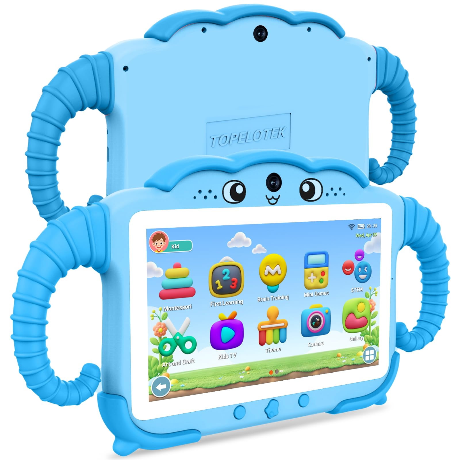 Kids Tablet 7IN Tablets for Kids 3-7, Tablet for Toddlers with Educational Games, 32GB Toddler Tablets for Children with Learning Apps, WiFi, Touch S