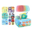 thumbnail image 3 of Tissue Box Pull Toy Sensory Toy Development Baby Toy for Babies and Toddlers Foxes, 3 of 10
