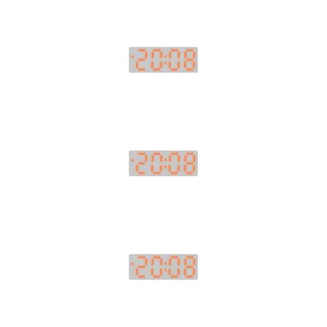 relayinert Colorful Digital Numbers For Easy Reading Large Display Screen Double Placement 8017OrangeLight 3Set
