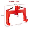 thumbnail image 2 of 3 Point Quick Hitch Adapter, Heavy Duty Q235 Steel Tractor Hitch with 2" Receiver, 3000 lbs Capacity, 2 of 6