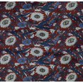 thumbnail image 4 of oneOone Coton Bio Popeline Sergé Feuilles & Motifs Floraux Imprimés BTY 42 Pouces de Large, 4 of 5
