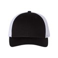 thumbnail image 2 of Richardson Low Pro Trucker Cap, M-L, Black-White, 2 of 3