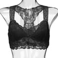 thumbnail image 4 of Womens Sports Bras Convertible Bra Feature V-Neck Longline Bra Style W-1818 Black L, 4 of 7