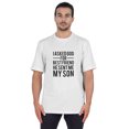 thumbnail image 1 of Inkmeso T-shirt à Col Rond pour Homme, Graphique Imprimé « J'ai Demandé à Dieu Mon Meilleur Ami, Il m'A Envoyé Mon Fils », Tee pour Père Fils Amour, 1 of 7