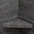 thumbnail image 3 of Palisade Vinyl Waterproof Corner Shower Shelf Ashen Slate, 3 of 7