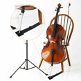 thumbnail image 1 of Non Slip Cello Anchor Endpin Holder with Adjustable Strap, Metal Ring and Sponge Pad for Practice and Performance, 1 of 7