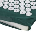thumbnail image 3 of Milaget Acupressure Mat and Pillow Set for Back/Neck Pain Relief Muscle Relaxation Dark green, 3 of 9