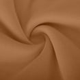 thumbnail image 4 of Women's Plus Size Pants High Waisted Drawstring Solid Color Sweatpants Elastic Taper Leg Lounge Joggers Pant Brown XXXXL, 4 of 6