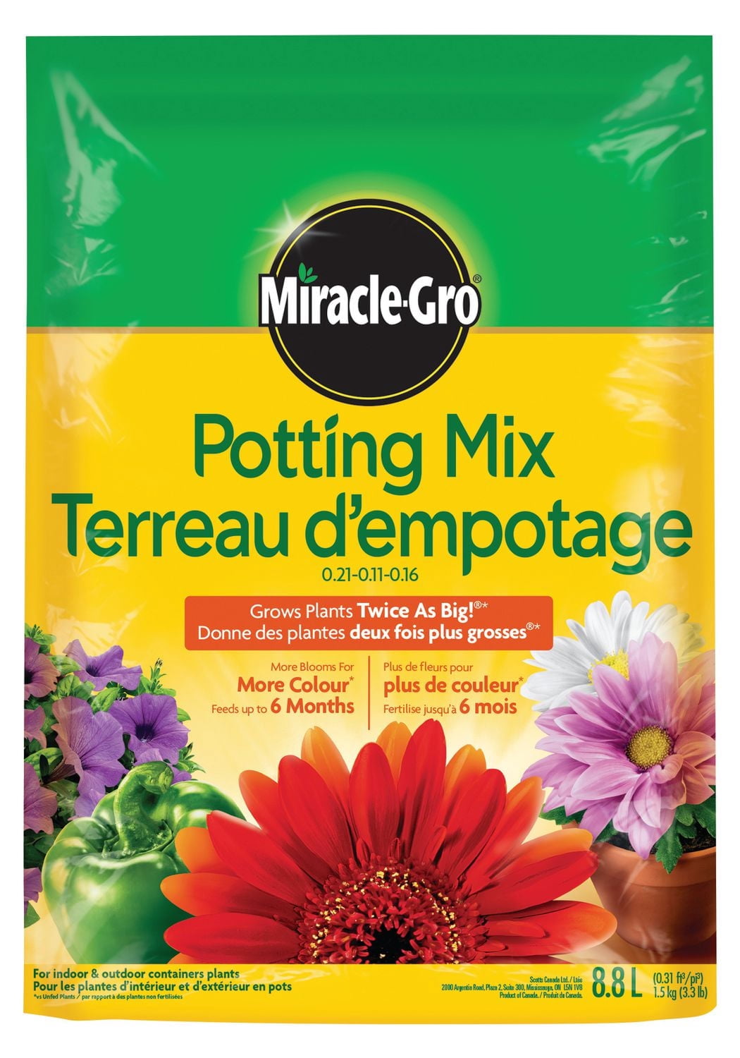 Miracle-Gro Potting Soil Mix - 8.8L
