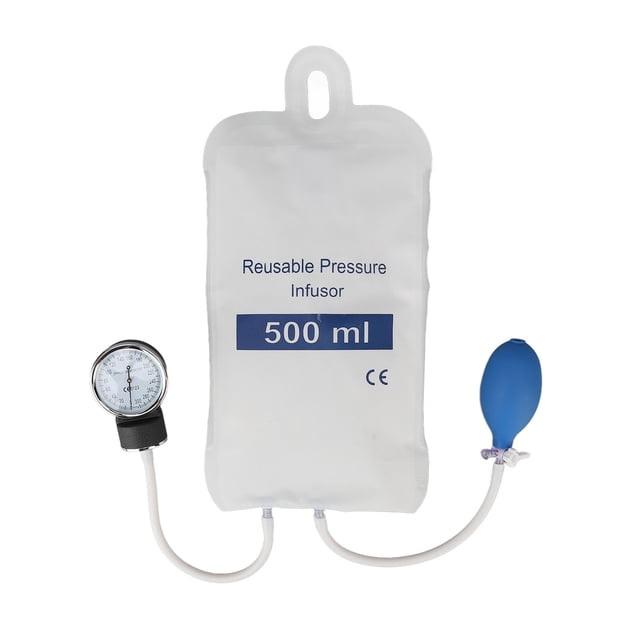 Sacs de Pression Professionnels pour Perfusion Rapide avec Manomètre pour Transfusion d'Urgence 500ML