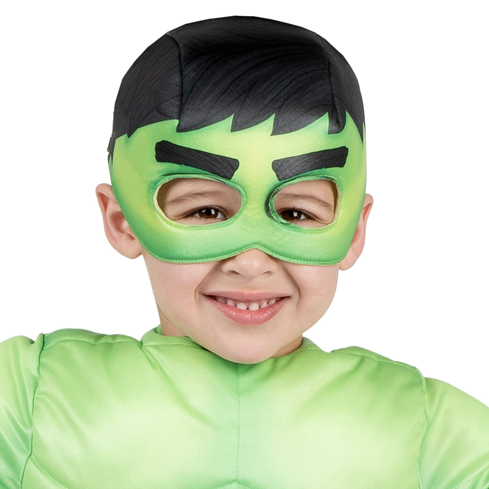 MARVEL’S HULK TODDLER COSTUME - Muscle Chest Jumpsuit with Fabric Mask