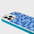 thumbnail image 3 of Caseco Étui à Motif Damier Tourbillon Bleu MagSafe pour iPhone 14 Pro Max, 3 of 4