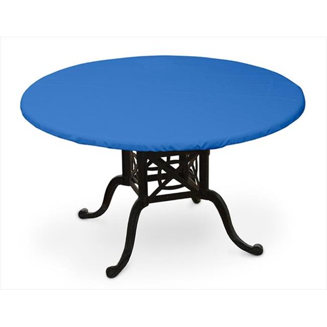 KoverRoos O7600 Weathermax 56 in. Round Table Top Cover, Pacific Blue - 60 Dia in.