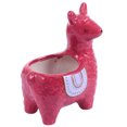 thumbnail image 2 of Cartoon Ceramic Plant Pot Succulent Plant Container Creative Alpaca Flower Pot, 2 of 9
