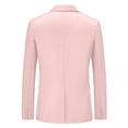 thumbnail image 3 of TIMIFIS Mens Suit Jacket Casual Solid Dress Jacket Daily One Button Business Blazer Formal Wedding Prom Blazer, 3 of 3