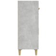 thumbnail image 3 of vidaXL Sideboard Concrete Grey 69.5x34x90 cm Engineered Wood, 3 of 5