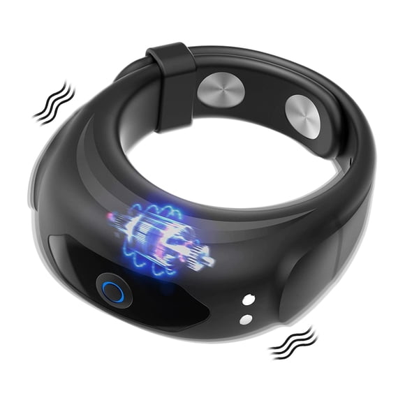 XBONP Anneau Pénien avec Boucle Ajustable, Vibrateurs pour Hommes avec 10 Modes de Vibration, Conception de Montre Anneaux Péniens Vibromasseur Rechargeable pour Hommes, Jouets Sexuels pour Adultes