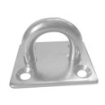 thumbnail image 3 of Stainless Steel Thick Ring Square Sail Shade Rigging Canoe Sunshade Pad Eye Plate Boat Rigging M8, 3 of 9