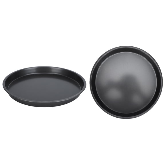 Thickened Baking Pan,2Pcs Non Stick Pizza Baking Pan Bakery Supplies Ultra Responsive