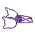thumbnail image 4 of 20 Pcs Pinces en Papier Mignonnes, Design Creux Style Élégant Pinces Réutilisables Pinces Métalliques Pinces pour Reliure pour Bureau Maison Salle de Classe, 4 of 8