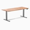 thumbnail image 1 of Desky Dual Softwood Sit Stand Desk - Acacia / 72 x 30 Inches / Space Grey, 1 of 10