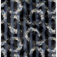 thumbnail image 1 of Soimoi Tissu en Soie Vert Tissu Floral Trèfle Imprimés au Mètre 42 Pouces de Large, 1 of 6