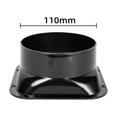 thumbnail image 2 of Duct Connector Square Flange Abs Plastic for 100-300Mm Dia Hose Check Valve, 2 of 9