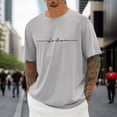 thumbnail image 2 of T-Shirt Surdimensionné 2025 T-Shirt pour Hommes Lot de T-Shirts T-Shirt d'Été Col Rond T-Shirts Annonce de Grossesse Col Ras du Cou T-Shirt à Manches Courtes avec Imprimé de Ville T-Shirts de Base pour le Gym T-Shirts Amples Décontractés pour Hommes T-Shirts de Sport, 2 of 4