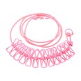 thumbnail image 1 of XZNGL Corde à Linge Rétractable pour Camping, Voyage et Maison en Plein Air avec Pinces, Corde à Linge Portable Coupe-Vent Antidérapante pour Séchage, 12 Pinces, 1 of 1