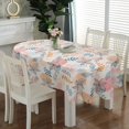 thumbnail image 4 of Oval Tablecloth 60 x 84 Inch, Boho Orange Tablecloth for Oval Table, Fabric Wrinkle Free Washable Waterproof Fall Leaf Tablecloth Oval Table Cloth for Dining Room Table, 4 of 5