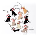 thumbnail image 2 of Pet Dog Christmas Tree Pendants Ornament Wood Hanging Dog Sign, 2 of 8
