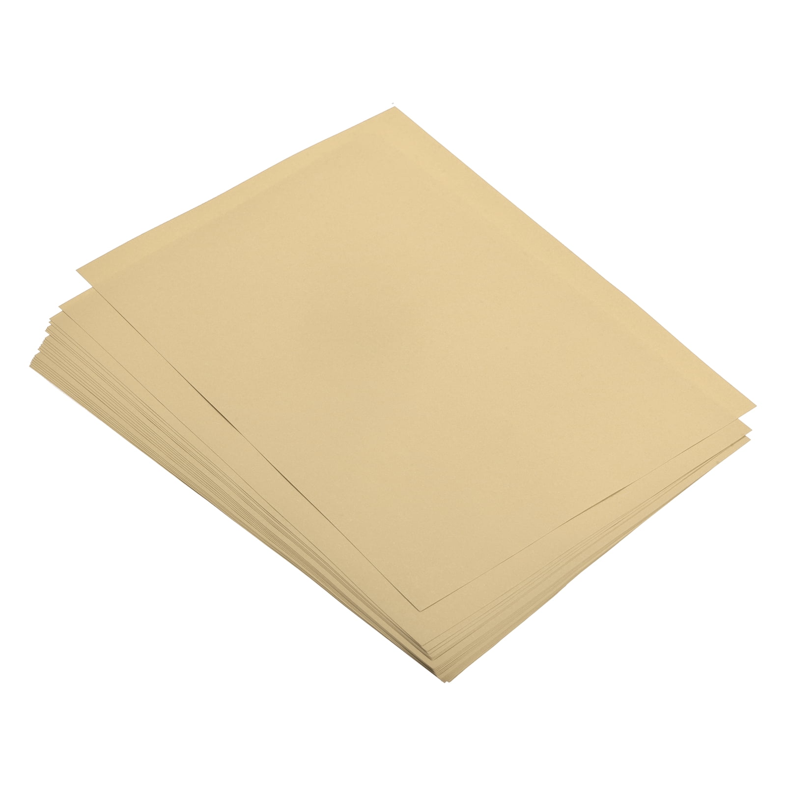 Uxcell 100 Sheets Colored Copy Paper 11.8x7.9 Inch A4 Printer Paper 80gsm Light Brown for Office Printing, Document Copying, Invitations, Forms, Art Projects