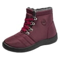 thumbnail image 2 of Bottes d'Hiver pour Femmes Nouvelles Chaussures de Randonnée d'Hiver Chaudes Bottes de Neige pour Femmes à Lacets Chaussures Décontractées pour Femmes Chaussures Femmes en Liquidation, 2 of 7