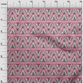 thumbnail image 2 of oneOone Cotton Cambric Fabric Floral & Triangle Block Fabric Prints By Yard 56 Inch Wide, 2 of 4