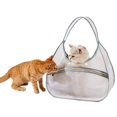 thumbnail image 4 of QTOCIO Sac pour Chats en Maille de Nylon Transparent Sac pour Animaux de Compagnie Portable Sac pour Chats Pliable à Main, 4 of 4