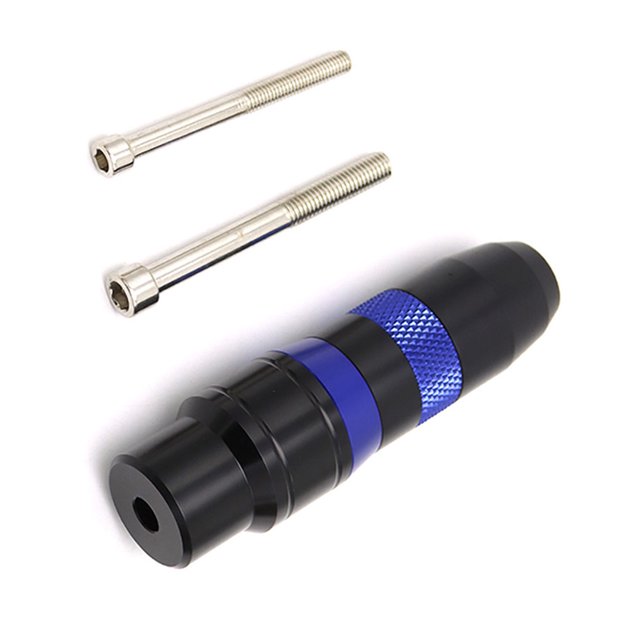 fastboy Motorbikes Anti-Fall Protector Small Anti Crash Caps Wide Application Useful Stainless Steel Shatter-Resistant Motorcycle Titanium Color Blue