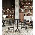 thumbnail image 2 of Sky Table de Bar Carré Pliant de 24 Pouces, Fini Noir, 2 of 8