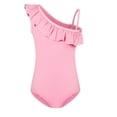 thumbnail image 1 of Maillots de Bain une Pièce Roses pour Filles, Bikini Mignon pour Adolescentes 5-6 Ans, 1 of 4