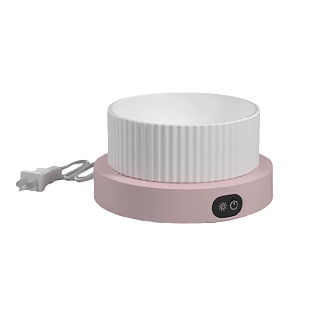 Large Outdoor Heated Pet Bowl with Thermostatic Control for Winter Water Dish Use